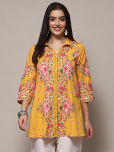 BIBA Women Printed Casual Multicolor Shirt