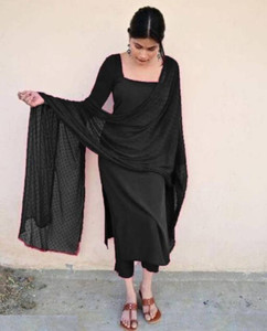 King Creation Women Solid A-line Kurta