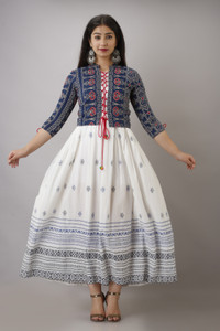 ftDiva Women Embellished Ethnic Dress Kurta