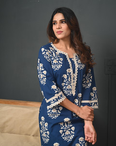 Rimeline Fashion Women Printed A-line Kurta