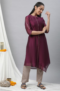 Aurelia Women Solid A-line Kurta