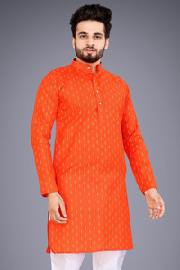 Nofilter Men Printed Straight Kurta