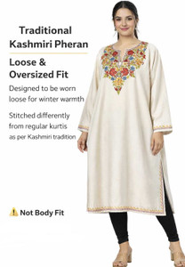 स्टाइलवेज़ महिलाओं के लिए एम्ब्रॉइडरेड फ्लेयर्ड कुर्ता