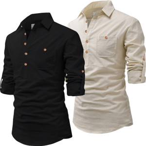 Univibe Men Solid Pathani Kurta