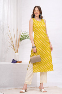 maapa Women Printed Straight Kurta
