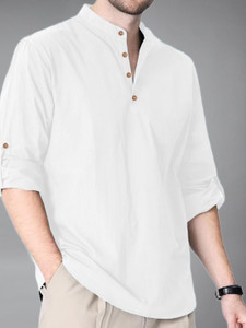 Vashuqi Men Solid Straight Kurta