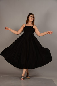 KIRTI Women Solid Anarkali Kurta