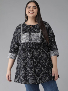 AKIKO Women Printed A-line Kurta