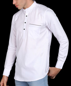 MILDIN Men Solid Straight Kurta