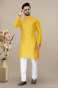 Brofun Men Kurta Pyjama Set