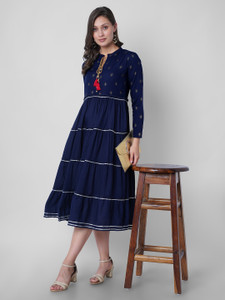 JYOTISHA Women Printed Anarkali Kurta