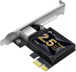 TP-Link TX201 2.5 Gigabit PCIe Network Low-Profile and Full-Height Brackets Lan Adapter