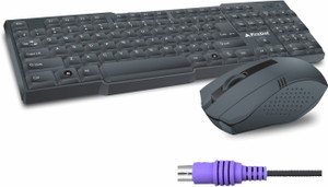 PRODOT PS2 Keyboard & Mouse Combo Set Compatible with Multi Devices Combo Set