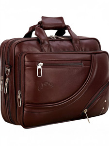 Leather World 16 inch Expandable Laptop Messenger Bag