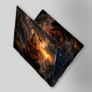 DesignDukan Hanuman Ji Meditation Warrior Laptop Skin 15.6 inch - Image 6