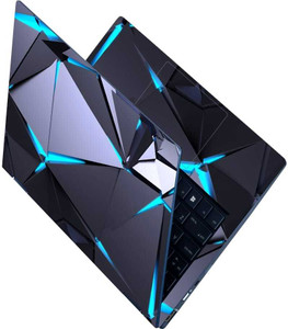 Flipkart SmartBuy Full Body Laptop Skin for Laptops Upto 15.6 Inch - Ice Shard Glow HD Sticker No Residue Removable Self Adhesive Vinyl Reusable Laptop Skin Compatible for 15.6 inch