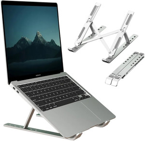 Frodiox Aluminum 6 Adjustable Foldable Portable Laptop Stand Desktop Tablet Stand FR05 Laptop Stand