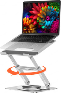 Dyazo Plus DZ9696 Carbon Steel Rotatable Laptop Stand with Adjustable ...