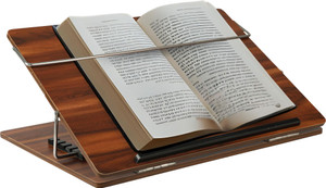 Novelty Store Solid Compartments Foldabel, Height Adjustable, Comfotable Writing/Sketching/Drawing Table/Laptop Stand/Table Top Wooden-Peak-12 x 16 Wooden Desk Stand Rotatable Laptop Stand with Adjustable Height Compatible with Universal Laptops