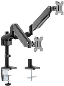 SYGA Monitor Stand Arm Desk 13 to 30 Inch TV and Monitor Screen-Dual Horizontal Stand Dual-Horizontal-MonitorStand Laptop Stand