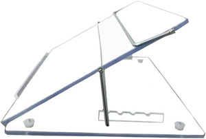 READAT Acrylic Table Top Elevator Writing Desk Standard 7mm Height Adjustable 15x12Inch Acrylic Table Top Elevator Writing Desk | Height Adjustable |15x12 Inch Polypropylene Rotatable Laptop Stand with Adjustable Height Compatible with Universal Laptops