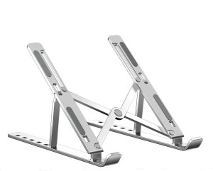 Fluent Aluminum 6 Adjustable Foldable Portable Laptop Stand Desktop Tablet Stand Laptop Stand