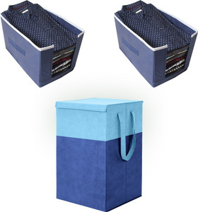 Flipkart SmartBuy 75 L Blue Laundry Stool/Storage