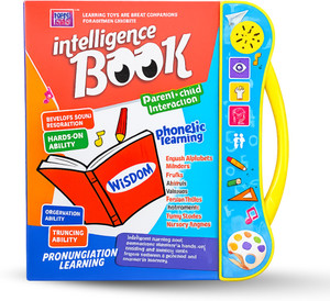 WISHLUCK Intelligence Sound Book for Kids | ABC, Numbers, Rhymes Learning Toy