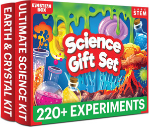 आइनस्टाइन बॉक्स Science Gift Set for Boys & Girls Ages 6 -14 Years|2-in-1 Learning Set |