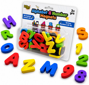 Kitoy Creations Alphabet Number Magnets