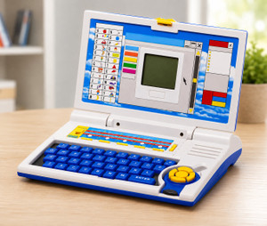 SELLATORIUM Educational Computer ABC and 123 Learning Kids Laptop with LED Display and Music