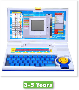 KOBBET ABC Learner Educational Laptop Computer Toy with Mouse for Kids Above 3 Years