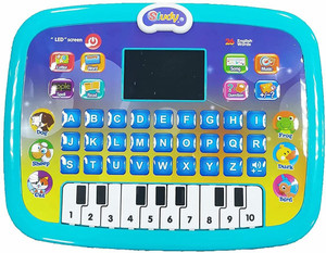 Pulsbery Plastic Kids Laptop with Sound Toys for Kids,Multi Color,3 to 8 Year,Pack of 1