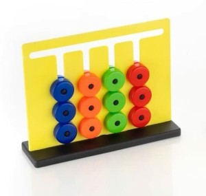 sopkraft Montessori Slide Puzzles - Brain Game for Kids - 3 4 5 Year Baby Activity Toys