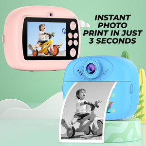 MOBIZAC DIY Instant Digital Camera For Kids With Print Feature, Kids Gifting Camera Toy