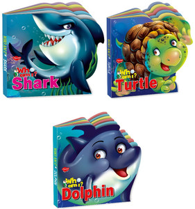 GO WOO Shark, Turtle And Dolphin | Set Of 3 Story Books