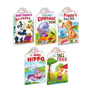 GO WOO Set Of 5 Story Books | Baby Animals Series
