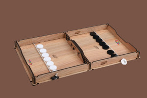 UnitedMaama Wooden STEM Sling Puck Game For Kids 5 To 14 Years & Wooden Games For Kids