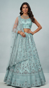 G2J BROTHERS Embroidered Semi Stitched Lehenga Choli