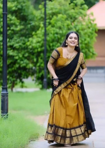 Harshiv Textile Embellished Semi Stitched Lehenga Choli