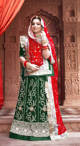 kamaldesigner Embroidered, Embellished Semi Stitched Rajasthani Poshak