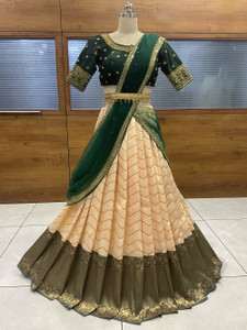 MR Y Self Design Semi Stitched Lehenga Choli
