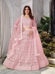 ZAALIMA FASHION Embroidered Semi Stitched Lehenga Choli