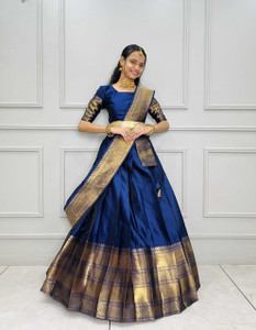 SHREEENATHJICREATION Self Design Semi Stitched Lehenga Choli
