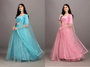 DCFEBRIZO Embellished Semi Stitched Lehenga Choli