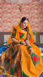 kiae Embellished, Digital Print Semi Stitched Rajputi Poshak