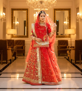 bherva tex Embroidered Semi Stitched Rajasthani Poshak