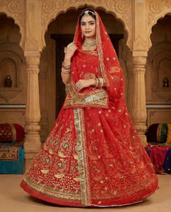 SHRIHARI BUSINESS Embroidered Semi Stitched Rajputi Poshak