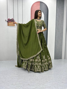 padsala creation Embellished Semi Stitched Lehenga Choli