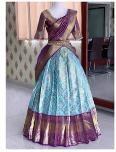 NITYA TEXOFAB Self Design Semi Stitched Lehenga Choli